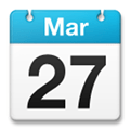 Calendar Emoji, LG style