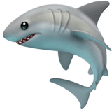 Shark Emoji, Apple style