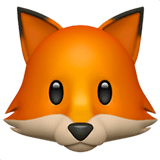 Fox Face Emoji, Apple style