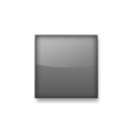 Black Medium-Small Square Emoji, LG style