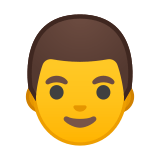 Man Emoji, Google style
