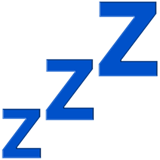 Zzz Emoji, Apple style