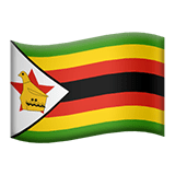 Flag: Zimbabwe Emoji, Apple style