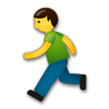 Person Running Emoji, LG style
