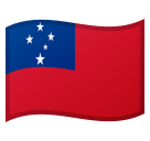 Flag: Samoa Emoji, Microsoft style