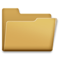 Open File Folder Emoji, LG style