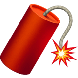 Firecracker Emoji, Apple style
