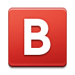 b Button (Blood Type) Emoji, Samsung style