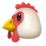 Chicken Emoji, Apple style