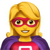 Superhero Emoji, Apple style