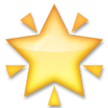 Glowing Star Emoji, LG style