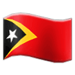 Flag: Timor-Leste Emoji, Samsung style