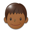 Person Emoji with Medium-Dark Skin Tone, Samsung style