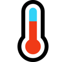 Thermometer Emoji, Microsoft style
