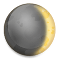 Waxing Crescent Moon Emoji, LG style