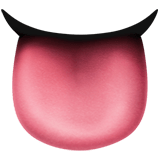 Tongue Emoji, Apple style