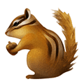 Chipmunk Emoji, Facebook style