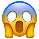 Screaming Emoji, Apple style