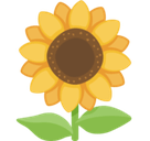 Sunflower Emoji, Facebook style
