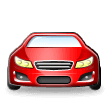 Oncoming Automobile Emoji, Samsung style