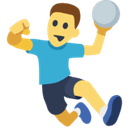 Handball Emoji, Facebook style
