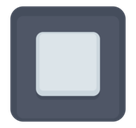 Black Square Button Emoji, Facebook style