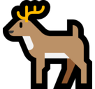 Deer Emoji, Microsoft style