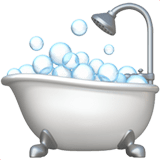 Bathtub Emoji, Apple style
