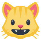 Smiling Cat Emoji, Facebook style