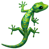 Lizard Emoji, Apple style