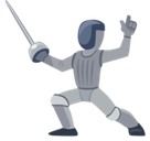 Fencer Emoji, Facebook style