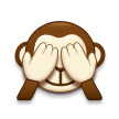 See-No-Evil Monkey Emoji, Samsung style