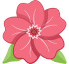 Hibiscus Emoji, Facebook style