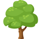 Deciduous Tree Emoji, Facebook style