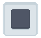 White Square Button Emoji, Facebook style