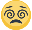 Dizzy Face Emoji, Facebook style