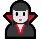 Vampire Emoji, Microsoft style