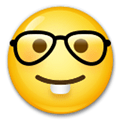 Nerd Face Emoji, LG style