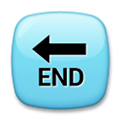 End Arrow Emoji, LG style