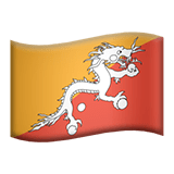 Flag: Bhutan Emoji, Apple style