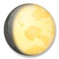Waning Crescent Moon Emoji, LG style