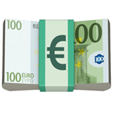 Euro Banknote Emoji, Apple style
