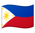 Flag: Philippines Emoji, Microsoft style