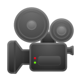 Movie Camera Emoji, Google style