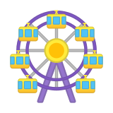 Ferris Wheel Emoji, Google style