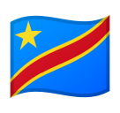 Flag: Congo - Kinshasa Emoji, Microsoft style