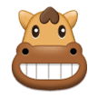 Horse Face Emoji, Samsung style