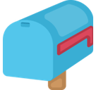 Closed Mailbox with Lowered Flag Emoji, Facebook style