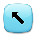Up-Left Arrow Emoji, LG style