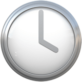 Four O’Clock Emoji, Apple style